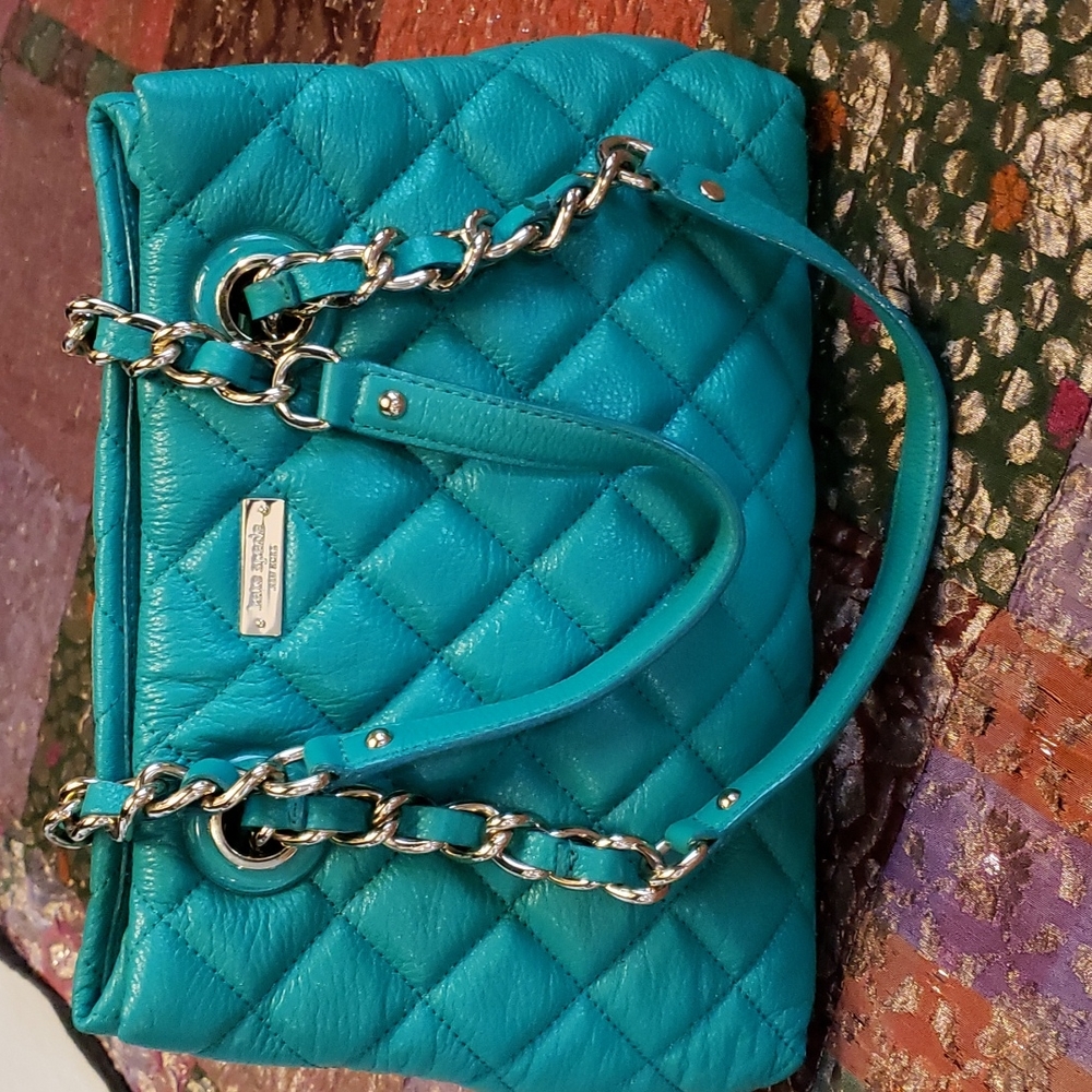 Kate spade quilted leather handbag